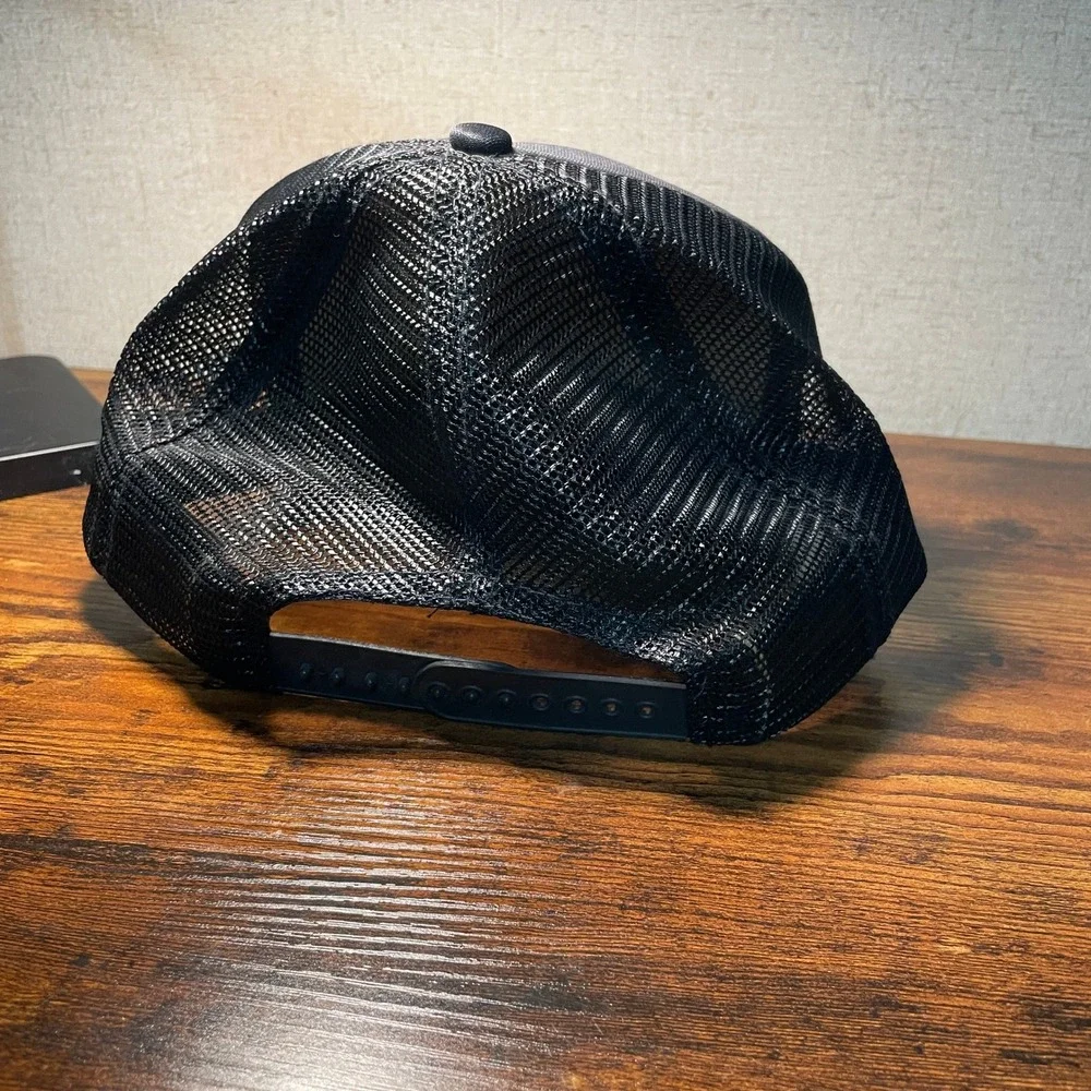Vintage John Crane International Sealing Systems Trucker Hat Black Snapback Mesh - Picture 4 of 10